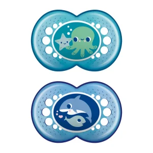 2 Chupetes Crystal 6 Meses Mam