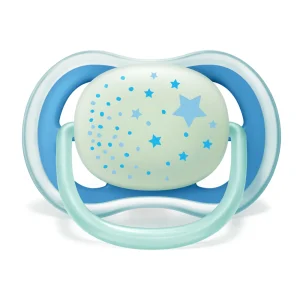 2 Chupetes Air Nocturno 6 18 Meses Niño Avent