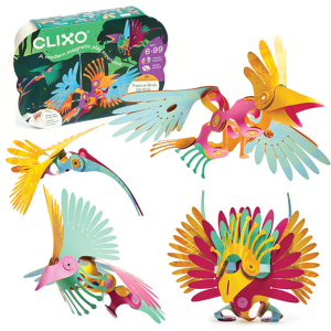 Clixo Pack Tropical Birds construcción magnética