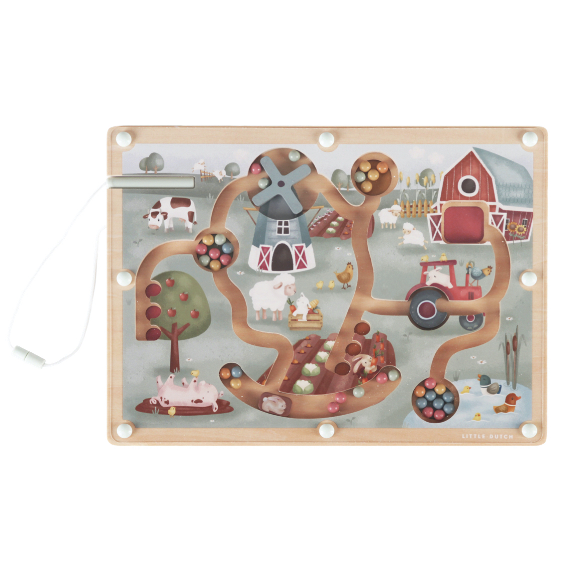 Laberinto magnético granja. Little Dutch - Imagen 2