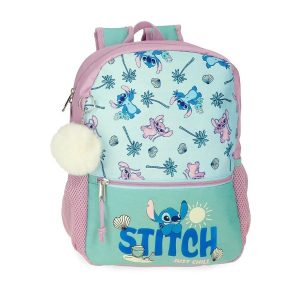 Mochila Preescolar Stitch Just Chill 33 cm