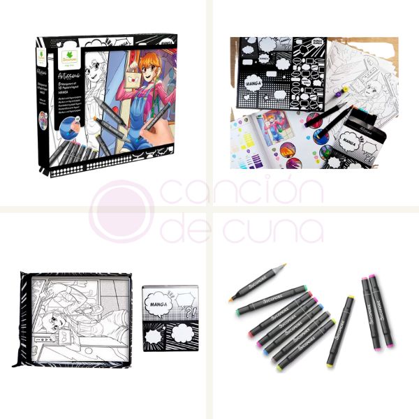 Manga Sycomore Kemonomimi Kit para Colorear - Imagen 2